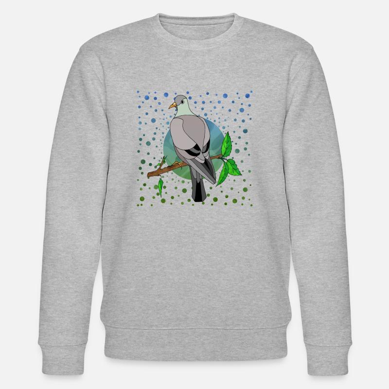 Vogel - Stanley/Stella Unisex Bio-Sweatshirt CHANGER  - Grau meliert