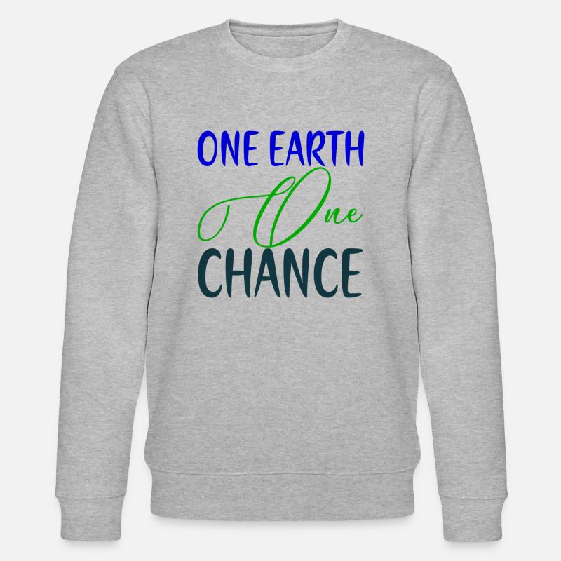 Une Terre, une chance - Sweat bio CHANGER Stanley/Stella Unisexe - gris chiné