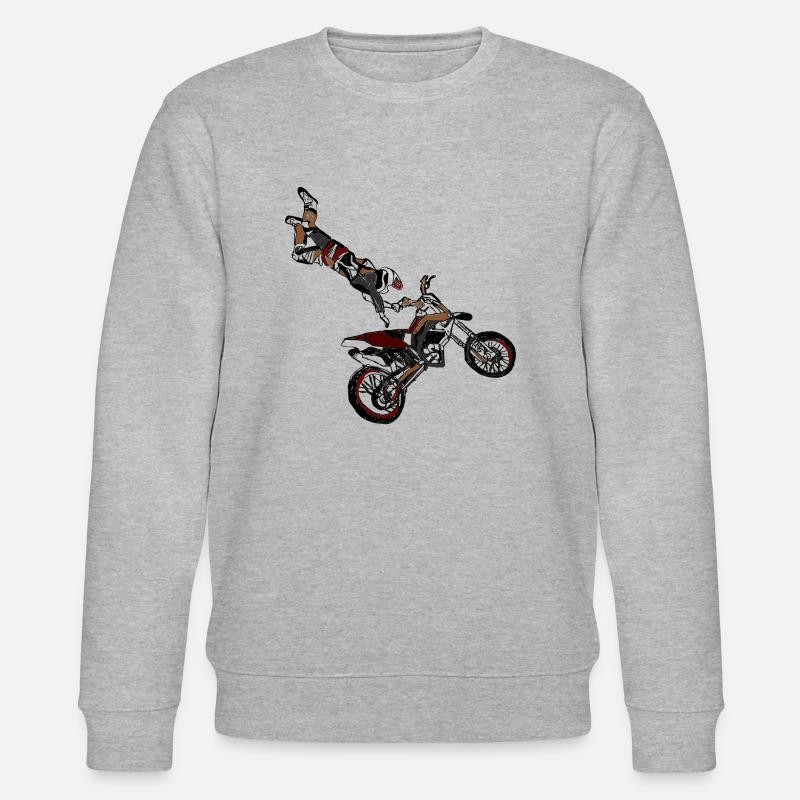 Motocross-Sieger - Stanley/Stella Unisex Bio-Sweatshirt CHANGER - Grau meliert