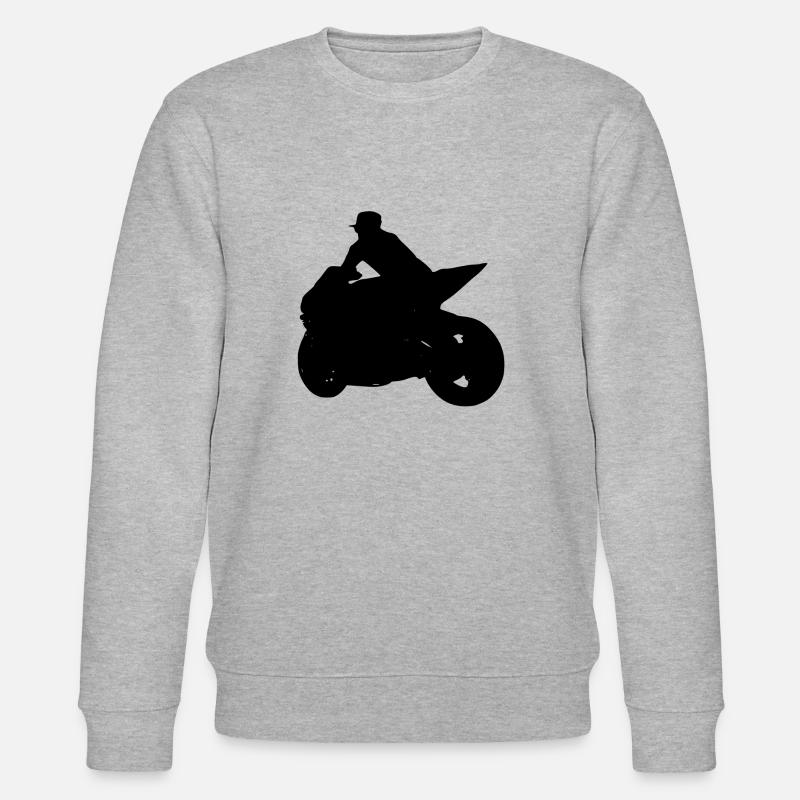 Motorrad - Stanley/Stella Unisex Bio-Sweatshirt CHANGER  - Grau meliert