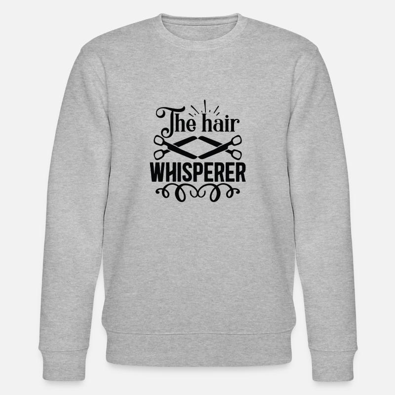 Le chuchoteur de cheveux - Sweat bio CHANGER Stanley/Stella Unisexe - gris chiné