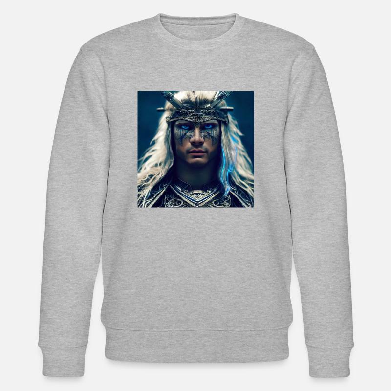 Krieger Vicking - Stanley/Stella Unisex Bio-Sweatshirt CHANGER  - Grau meliert
