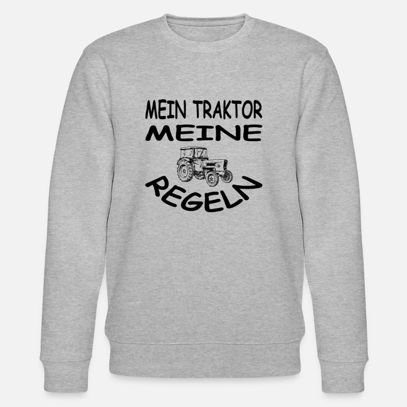 Traktor - Stanley/Stella Unisex Bio-Sweatshirt CHANGER  - Grau meliert
