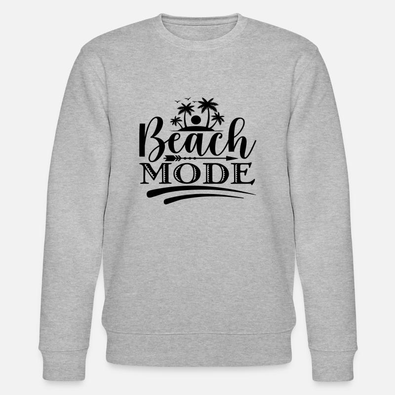 Beach Mode - Stanley/Stella Unisex Bio-Sweatshirt CHANGER  - Grau meliert