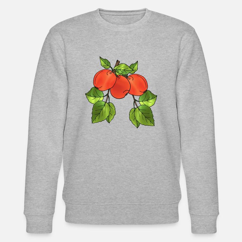 Äpfel - Stanley/Stella Unisex Bio-Sweatshirt CHANGER  - Grau meliert