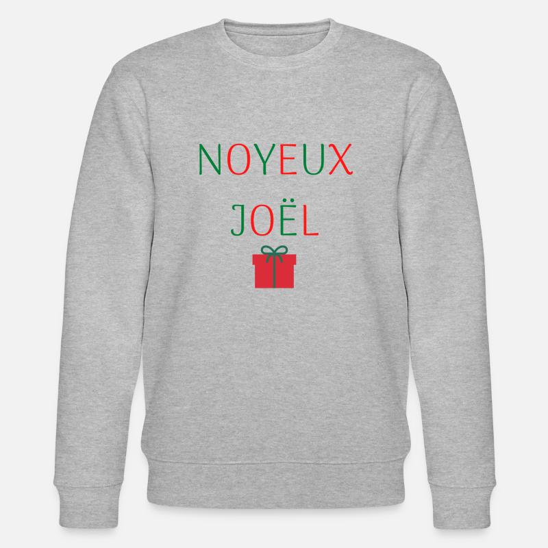 Pull de Noël marrant - Sweat bio CHANGER Stanley/Stella Unisexe - gris chiné
