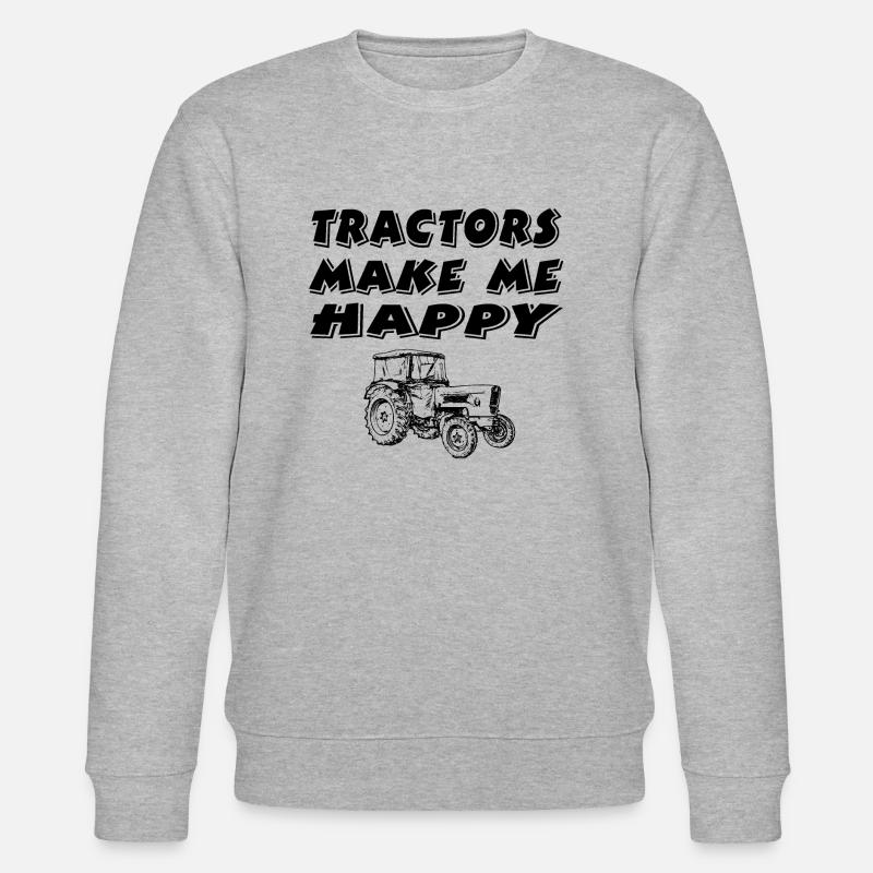 Traktor - Stanley/Stella Unisex Bio-Sweatshirt CHANGER  - Grau meliert