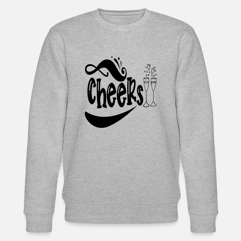 Cheers - Stanley/Stella Unisex Bio-Sweatshirt CHANGER  - Grau meliert