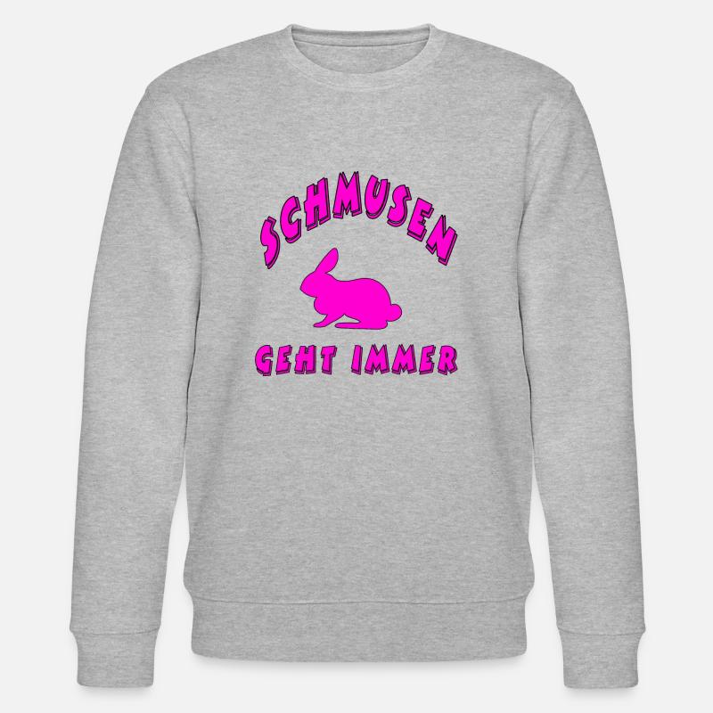 Hase - Stanley/Stella Unisex Bio-Sweatshirt CHANGER  - Grau meliert