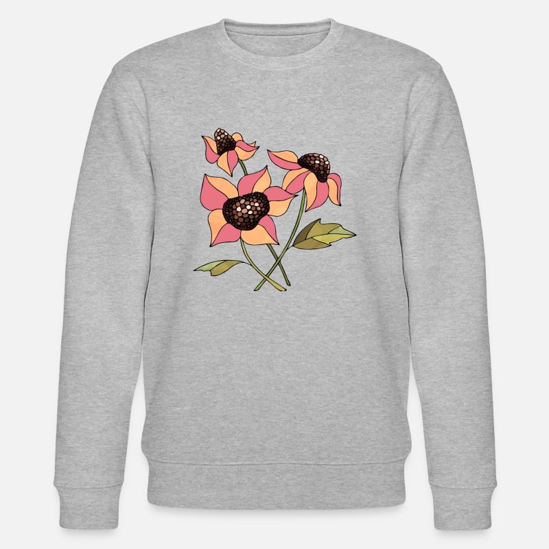 Fleur - Sweat bio CHANGER Stanley/Stella Unisexe - gris chiné