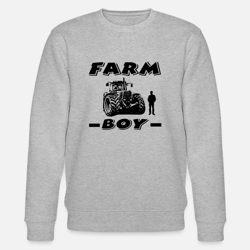 Bauernhof - Stanley/Stella Unisex Bio-Sweatshirt CHANGER  - Grau meliert