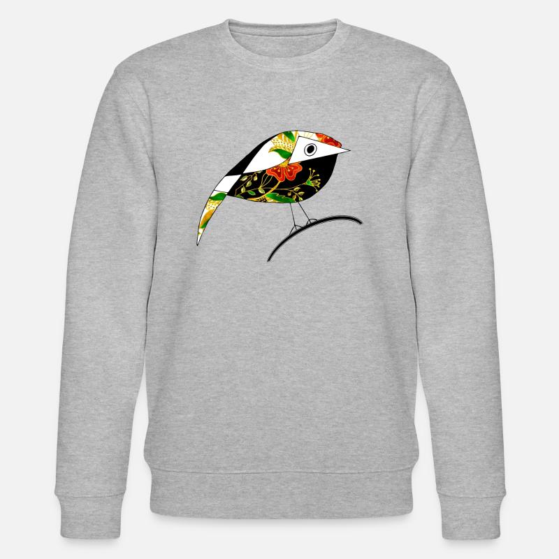 Oiseau - Sweat bio CHANGER Stanley/Stella Unisexe - gris chiné