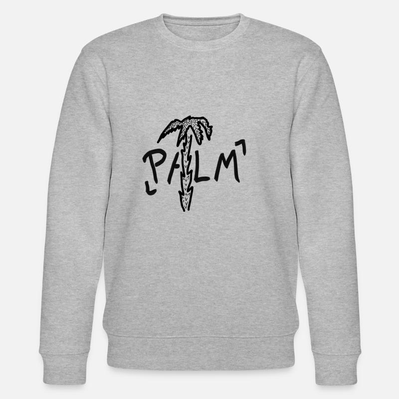 PALM - Stanley/Stella Unisex Bio-Sweatshirt CHANGER  - Grau meliert