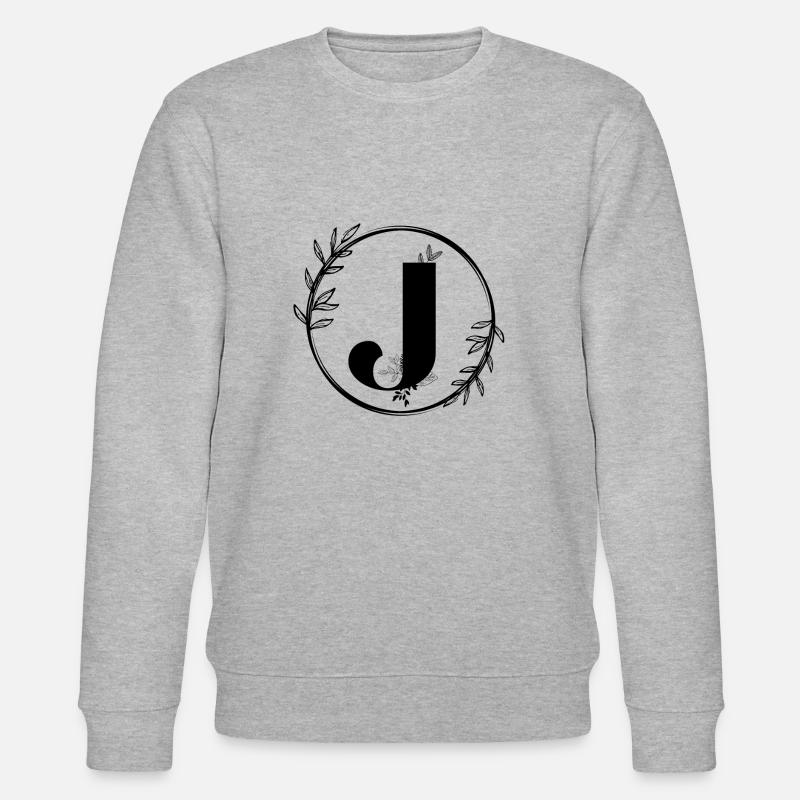 Brief J Blumen - Stanley/Stella Unisex Bio-Sweatshirt CHANGER  - Grau meliert