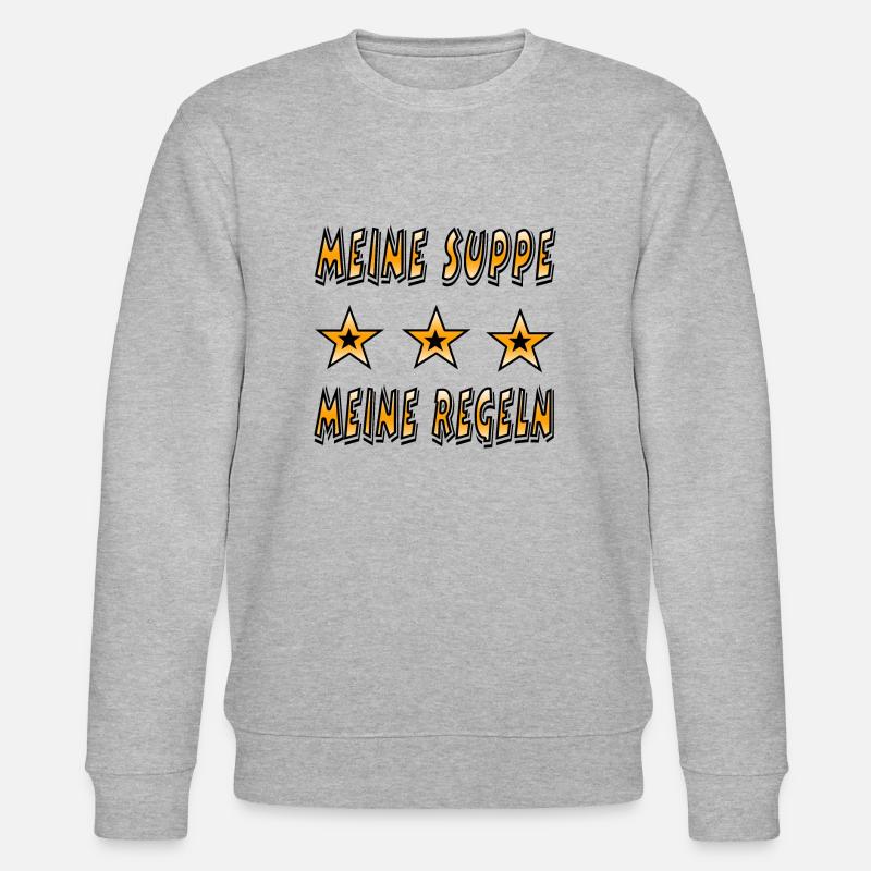 Suppe - Stanley/Stella Unisex Bio-Sweatshirt CHANGER  - Grau meliert