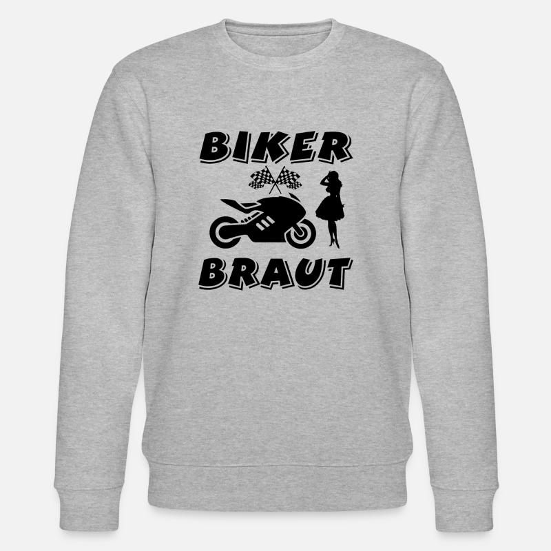 Motorrad - Stanley/Stella Unisex Bio-Sweatshirt CHANGER  - Grau meliert