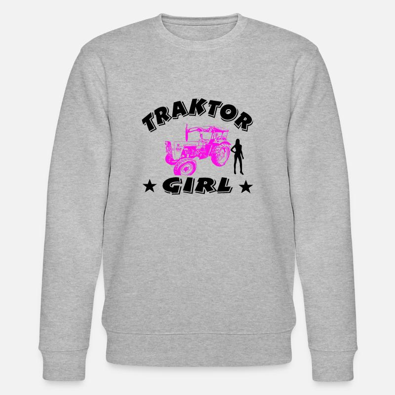 Traktor - Stanley/Stella Unisex Bio-Sweatshirt CHANGER  - Grau meliert