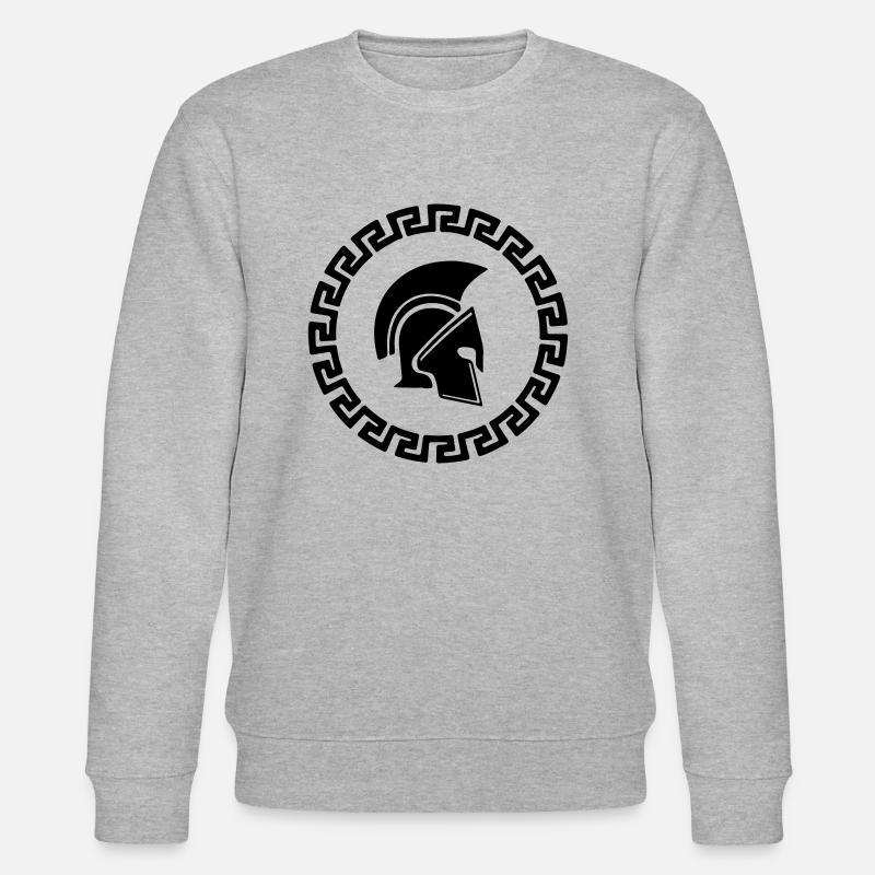 Spartanisches Logo - Stanley/Stella Unisex Bio-Sweatshirt CHANGER  - Grau meliert