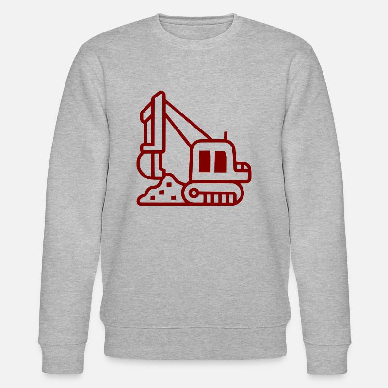 Bagger - Stanley/Stella Unisex Bio-Sweatshirt CHANGER  - Grau meliert