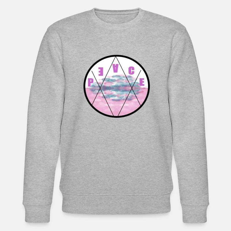 Friede - Stanley/Stella Unisex Bio-Sweatshirt CHANGER  - Grau meliert