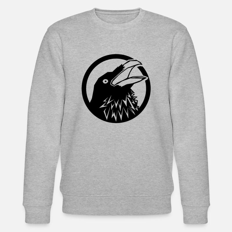 Corbeau - Sweat bio CHANGER Stanley/Stella Unisexe - gris chiné