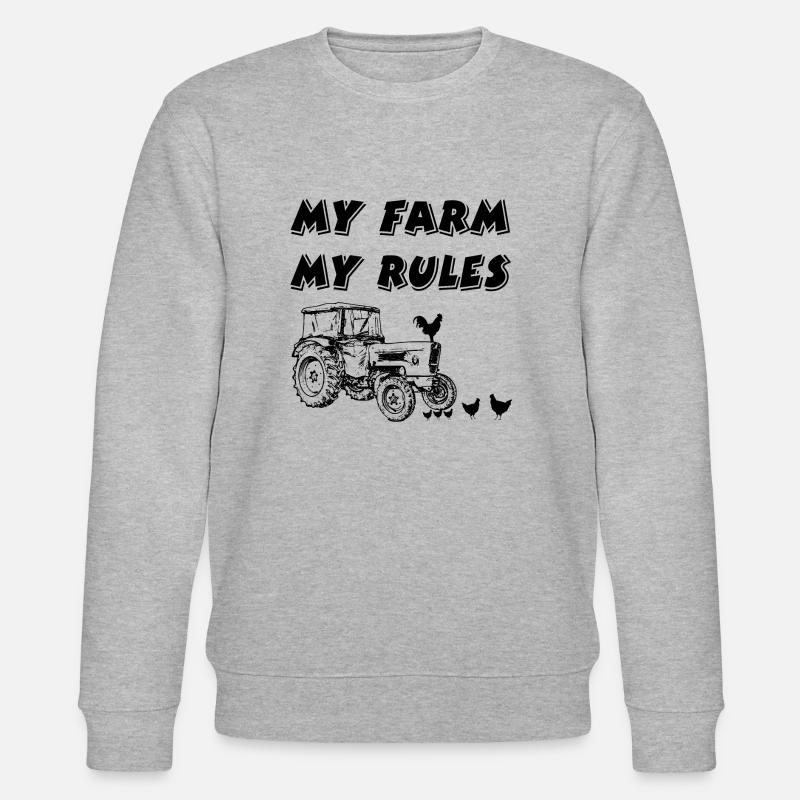 Bauernhof - Stanley/Stella Unisex Bio-Sweatshirt CHANGER  - Grau meliert