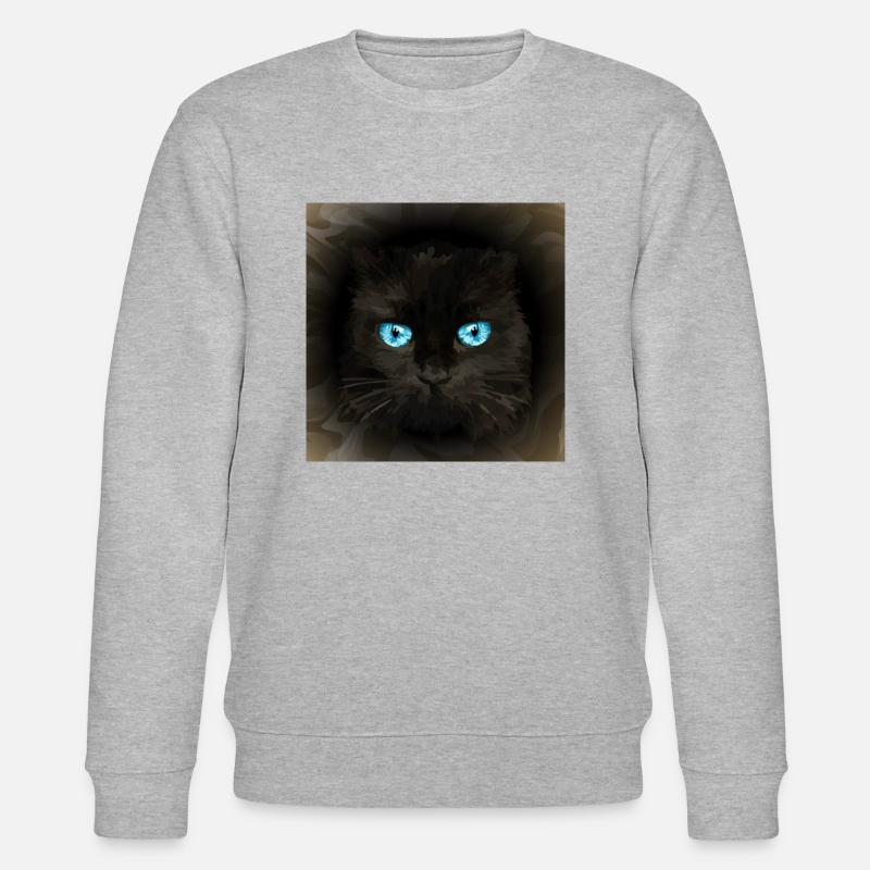 Cat - Stanley/Stella CHANGER Unisex Organic Sweatshirt - heather grey