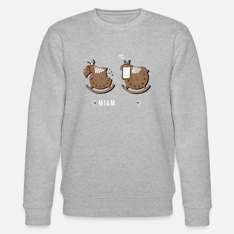 Miampferd - Stanley/Stella Unisex Bio-Sweatshirt CHANGER  - Grau meliert