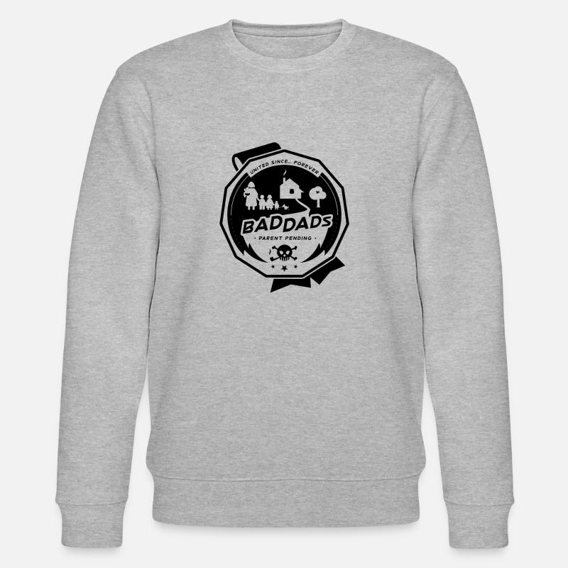 Schlechte Väter - Stanley/Stella Unisex Bio-Sweatshirt CHANGER  - Grau meliert