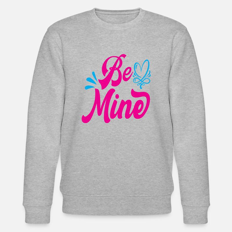 Be Mine - Stanley/Stella Unisex Bio-Sweatshirt CHANGER  - Grau meliert