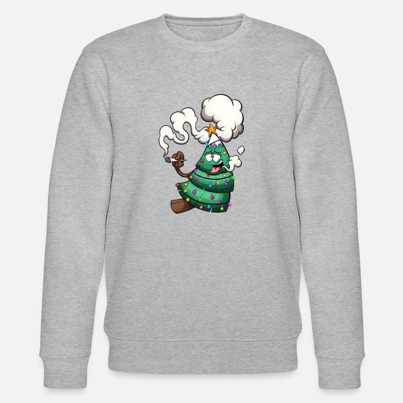 Sapin de Noël défoncé - Sweat bio CHANGER Stanley/Stella Unisexe - gris chiné