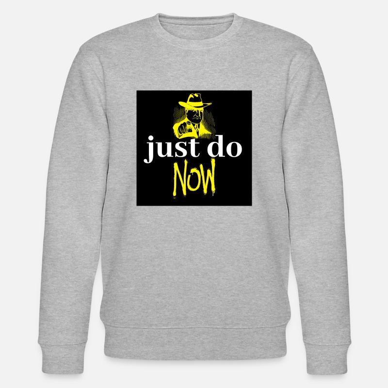 Einfach jetzt machen - Stanley/Stella Unisex Bio-Sweatshirt CHANGER  - Grau meliert