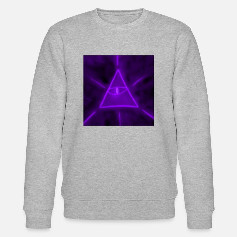 HÖCHSTES LILA SEIN - Stanley/Stella Unisex Bio-Sweatshirt CHANGER  - Grau meliert