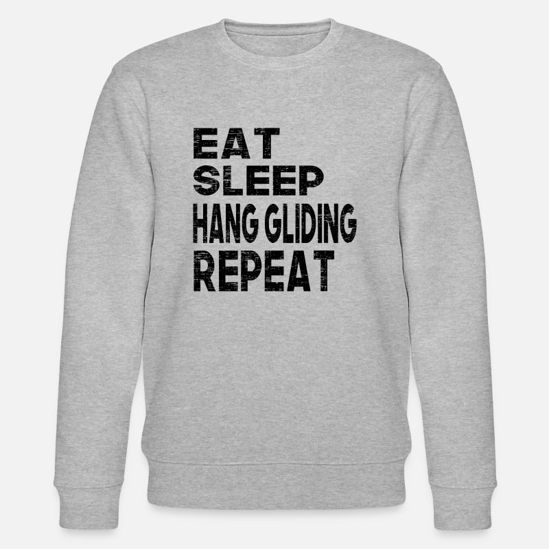 Manger Sommeil Deltaplane Répéter - Sweat bio CHANGER Stanley/Stella Unisexe - gris chiné