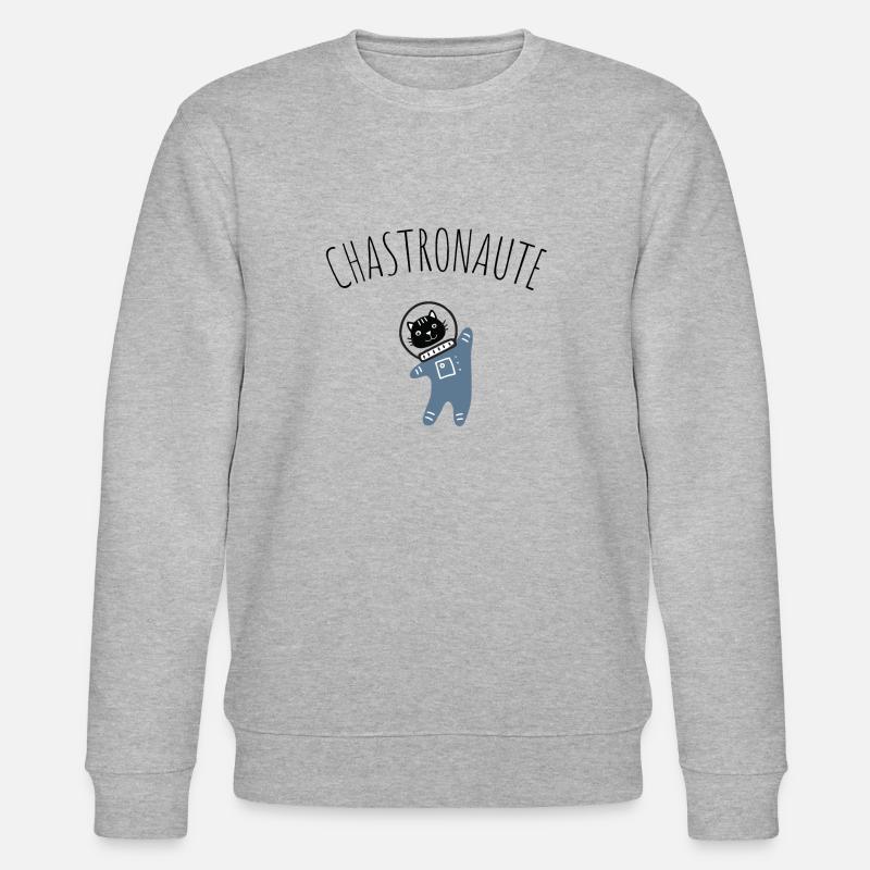 chastronaute - Sweat bio CHANGER Stanley/Stella Unisexe - gris chiné