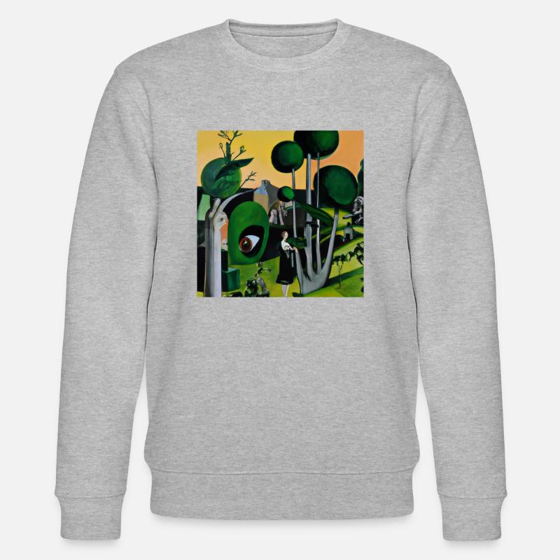 Gartenkunst - Stanley/Stella Unisex Bio-Sweatshirt CHANGER  - Grau meliert