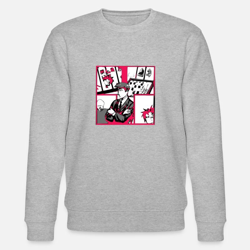 Le joueur d'échecs - Sweat bio CHANGER Stanley/Stella Unisexe - gris chiné