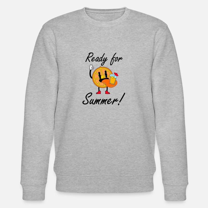 Ready for Summer - Stanley/Stella Unisex Bio-Sweatshirt CHANGER  - Grau meliert