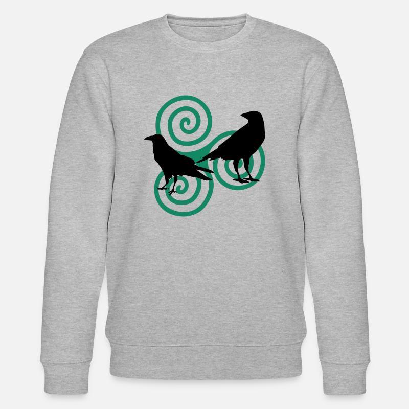 Odinˋs Raben - Stanley/Stella Unisex Bio-Sweatshirt CHANGER  - Grau meliert