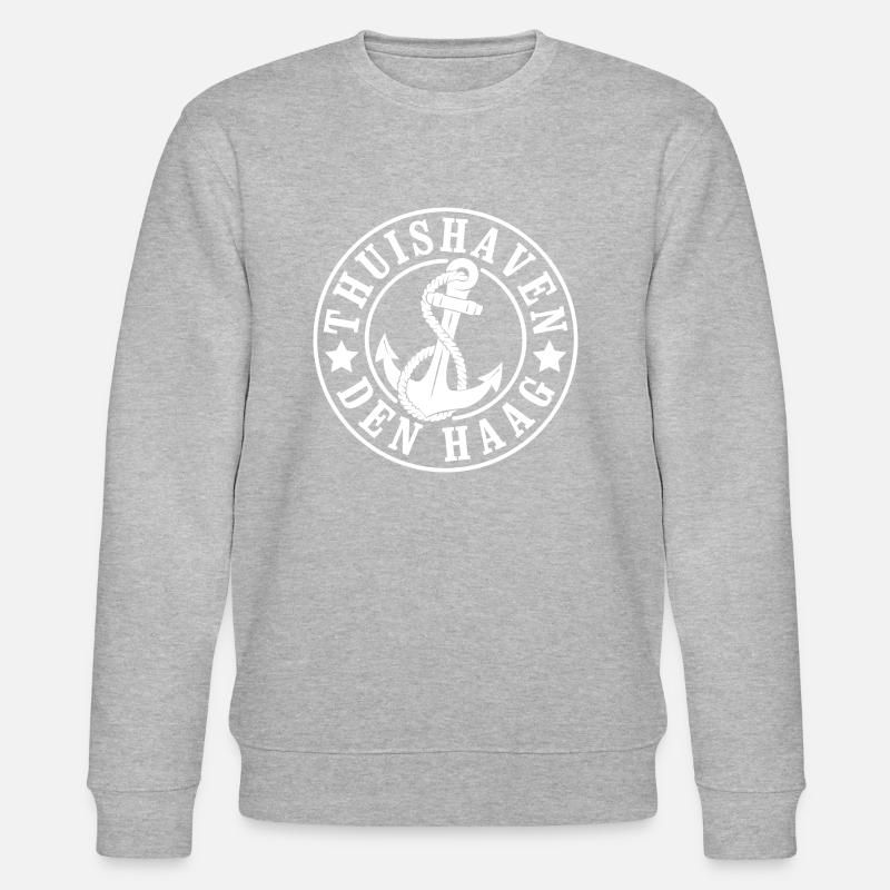 Heimathafen Den Haag - Stanley/Stella Unisex Bio-Sweatshirt CHANGER  - Grau meliert