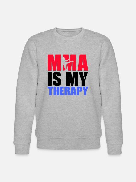 mma therapy - Stanley/Stella Unisex Bio-Sweatshirt CHANGER  - Grau meliert