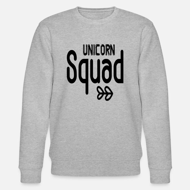 Unicorn Squad - Stanley/Stella Unisex Bio-Sweatshirt CHANGER  - Grau meliert