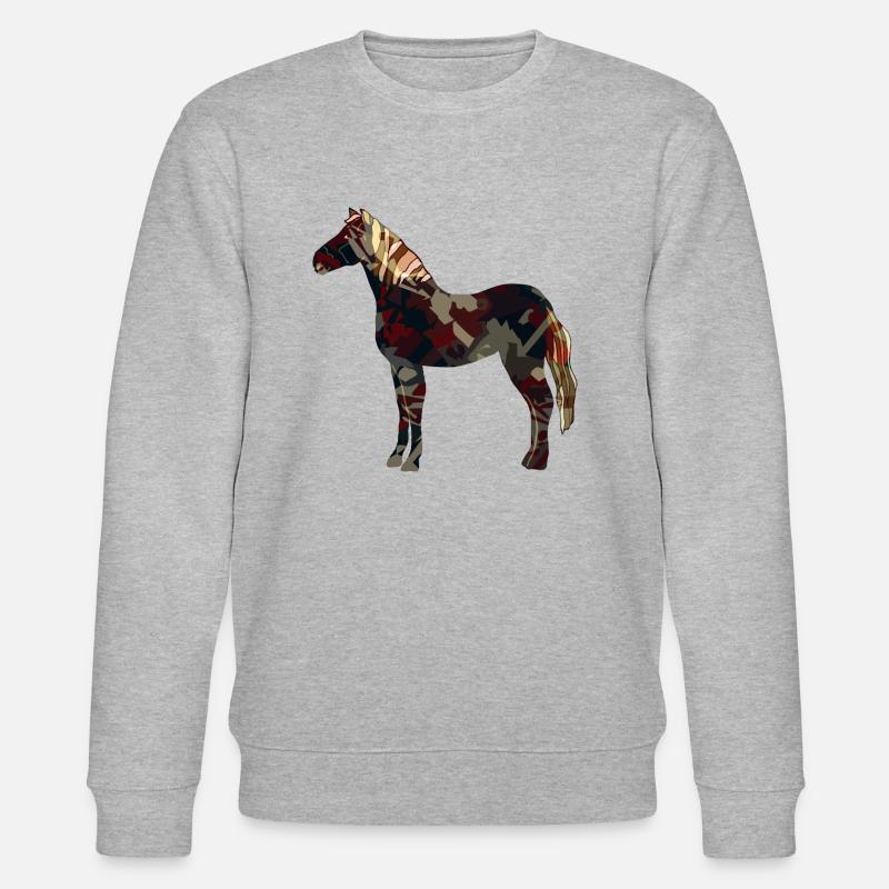 Cheval - Sweat bio CHANGER Stanley/Stella Unisexe - gris chiné