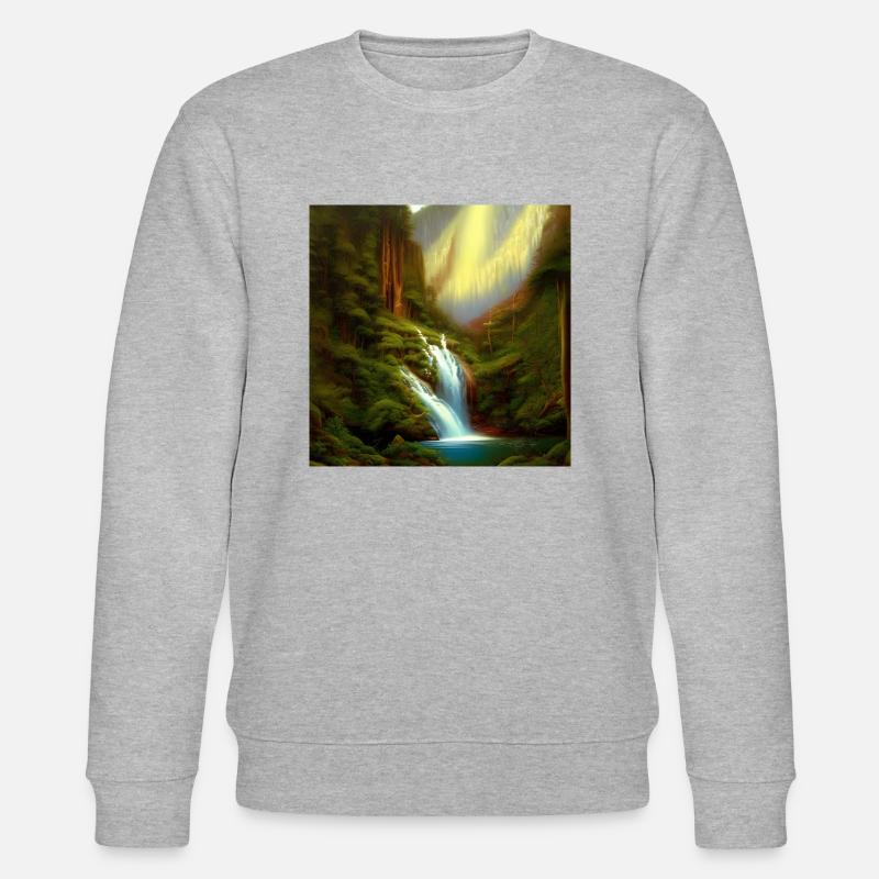 Wasserfall - Stanley/Stella Unisex Bio-Sweatshirt CHANGER  - Grau meliert