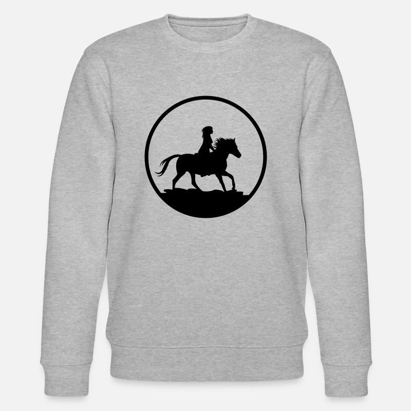 reiterin - Stanley/Stella Unisex Bio-Sweatshirt CHANGER  - Grau meliert