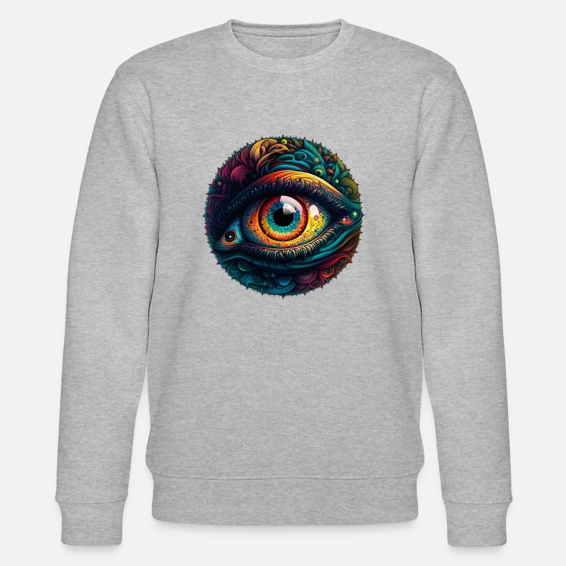Auge 1 - Stanley/Stella Unisex Bio-Sweatshirt CHANGER  - Grau meliert