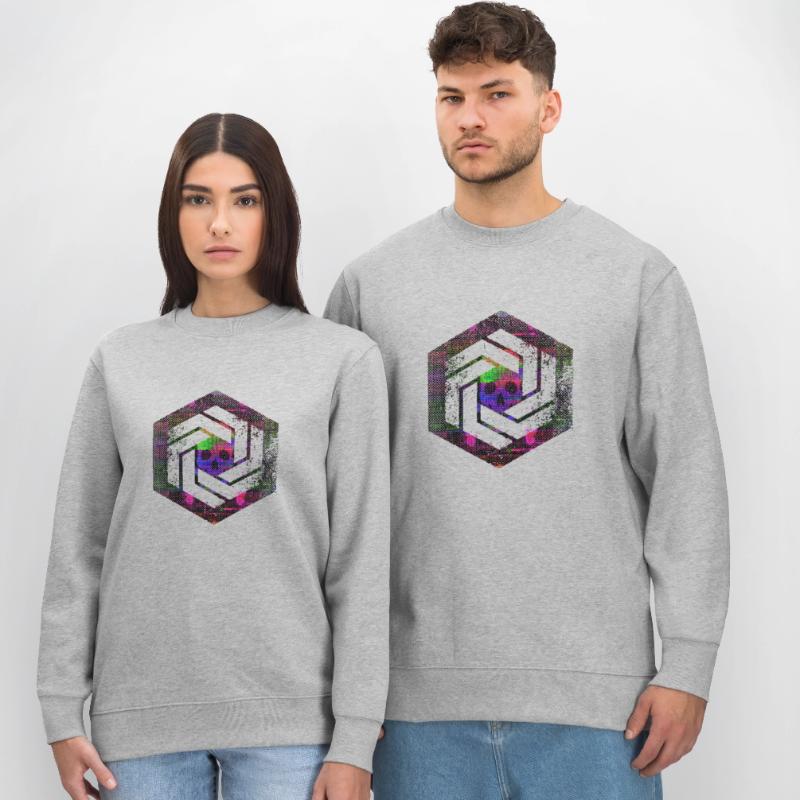 Hexagon-Programmierung Programmierer Codierung geometrisch Stanley/Stella Unisex Bio-Sweatshirt CHANGER 
