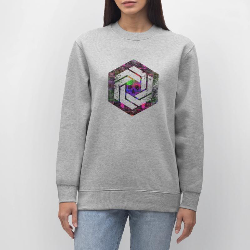 Hexagon-Programmierung Programmierer Codierung geometrisch Stanley/Stella Unisex Bio-Sweatshirt CHANGER 