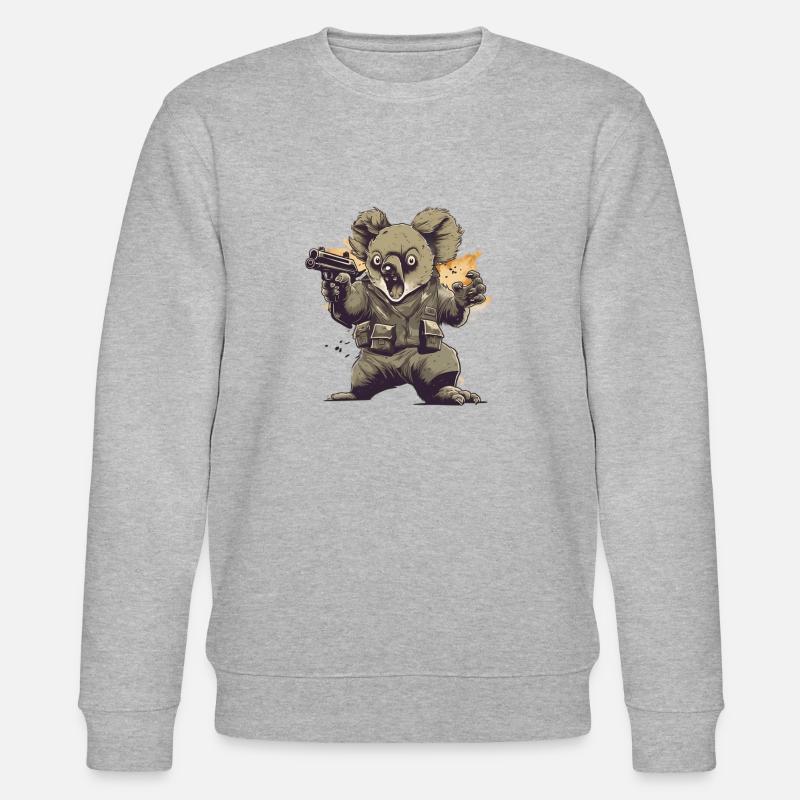 Operation Eukalyptus - Stanley/Stella Unisex Bio-Sweatshirt CHANGER  - Grau meliert