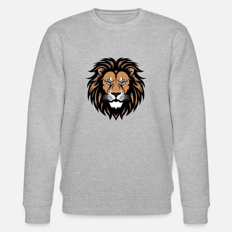 Lion - Sweat bio CHANGER Stanley/Stella Unisexe - gris chiné